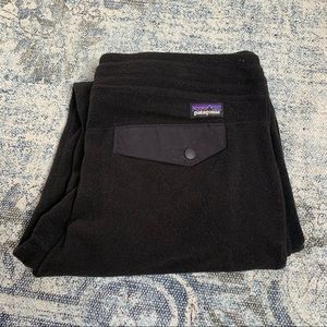 Patagonia synchilla fleece pants black